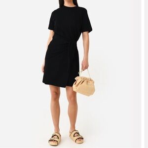 VINCE Women's Short Sleeve Side Tie Dress Size Large